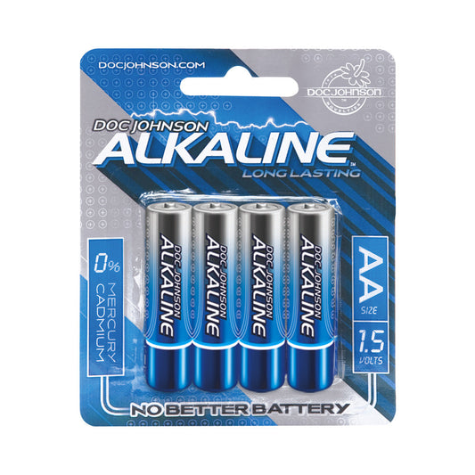 Doc Johnson Alkaline AA Batteries 4-Pack - Premium Power for Adult Toys