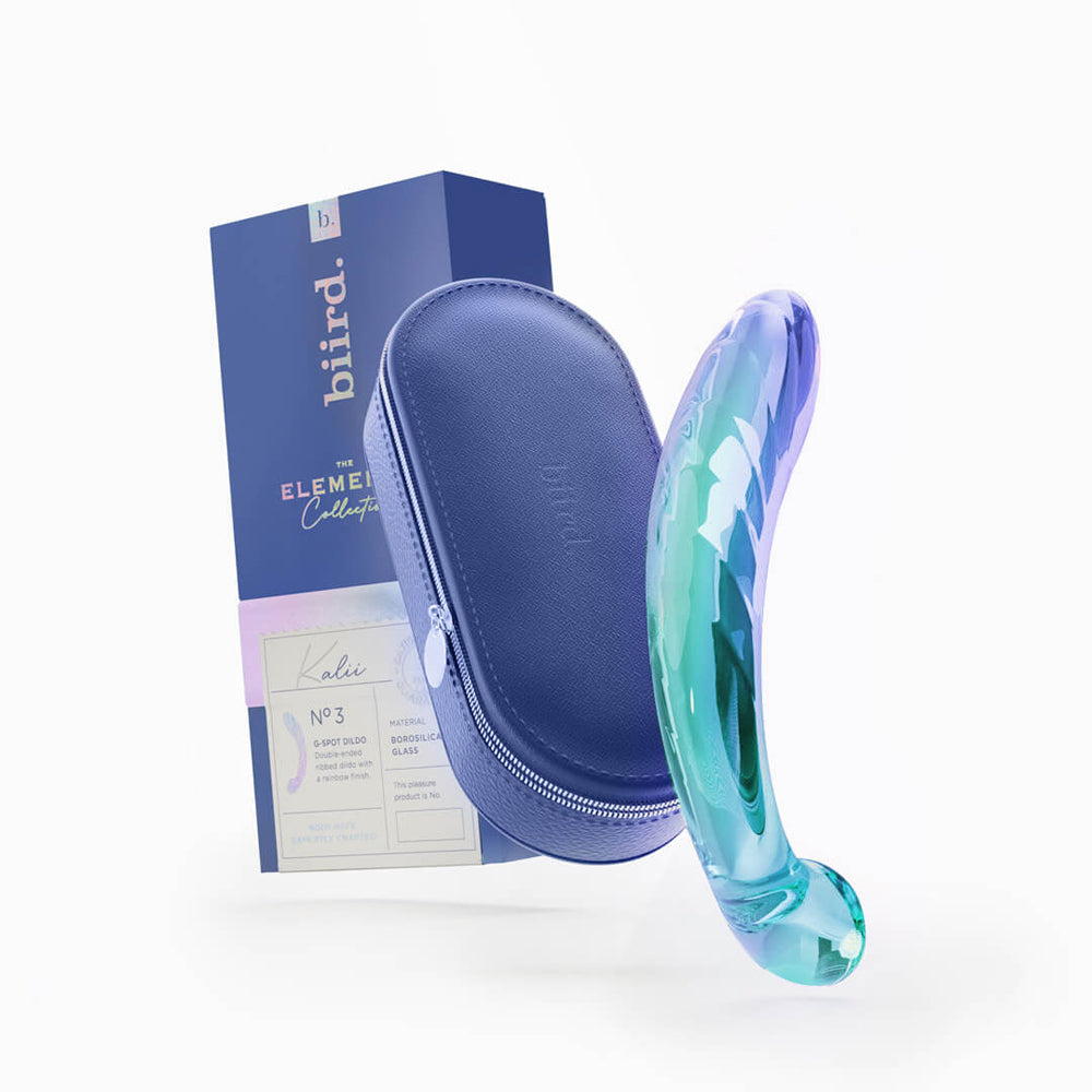 Biird Kalii Glass G-Spot Dildo - Premium Borosilicate Glass