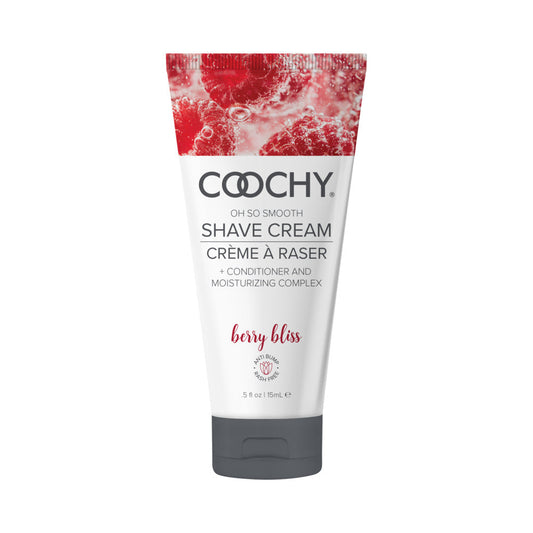 Coochy Berry Bliss Shave Cream 0.5 oz - Rash-Free Intimate Shaving