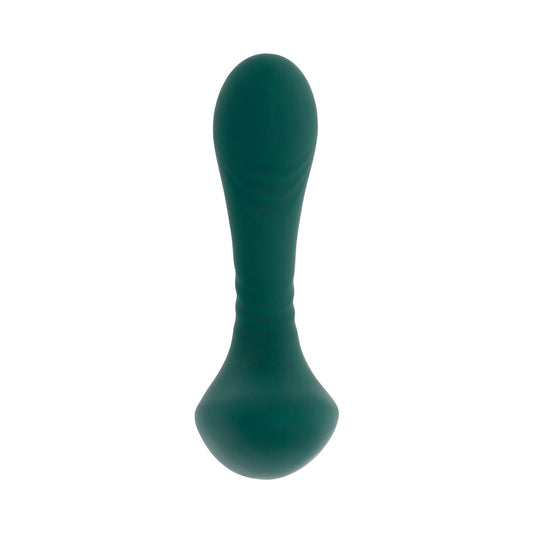 Gender X You Gotta Stick It Rechargeable Vibrating Anal Plug - Teal Silicone