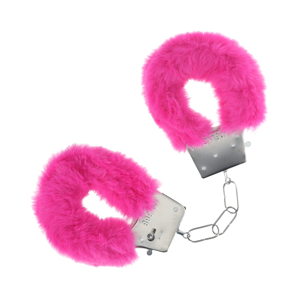 Ouch! Classic Fluffy Handcuffs Pink-0