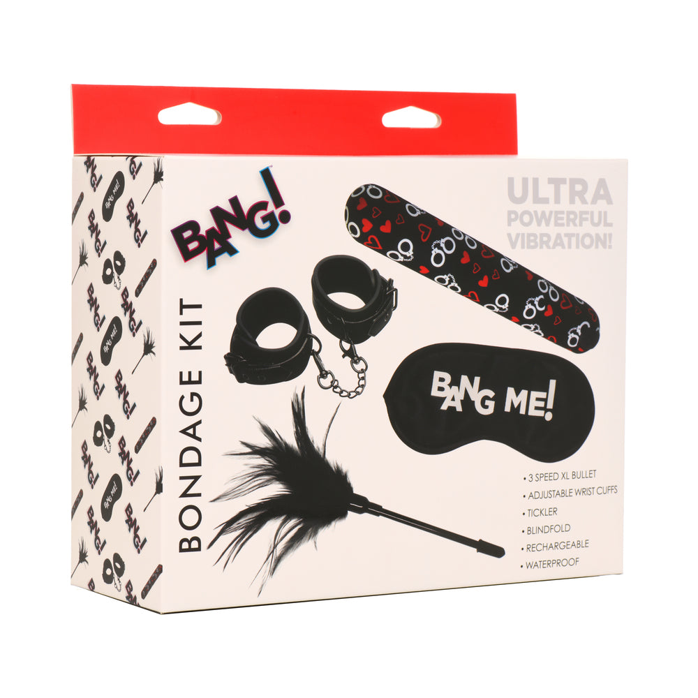 BANG! Bondage Kit XL Bullet, Cuffs, Tickler, and Blindfold-0