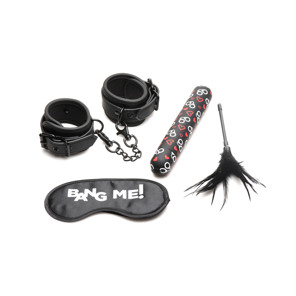 BANG! Bondage Kit XL Bullet, Cuffs, Tickler, and Blindfold-1
