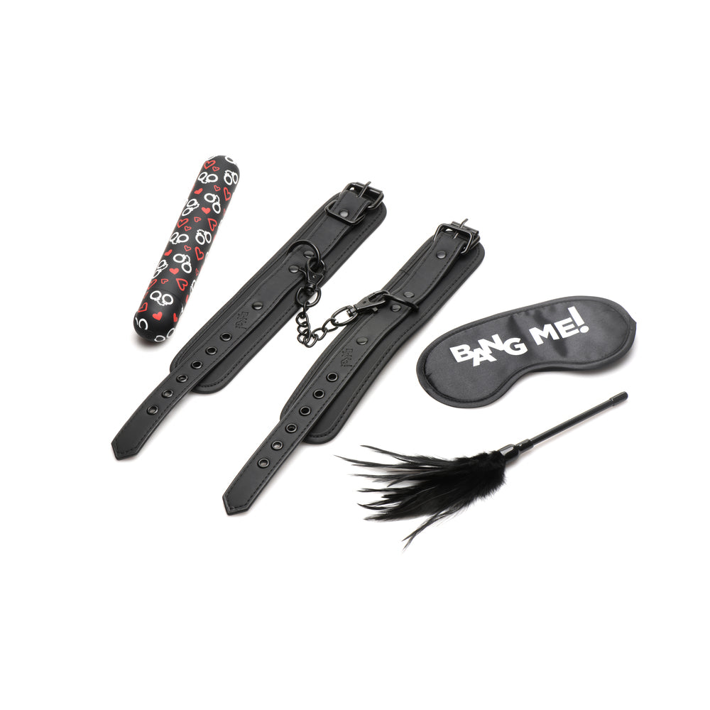 BANG! Bondage Kit XL Bullet, Cuffs, Tickler, and Blindfold-2