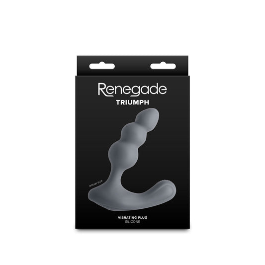 Renegade Triumph Gray Anal Plug - Premium Silicone