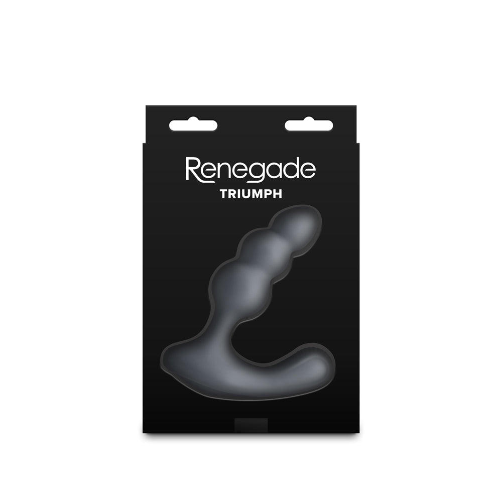 Renegade Triumph Gray Anal Plug - Premium Silicone