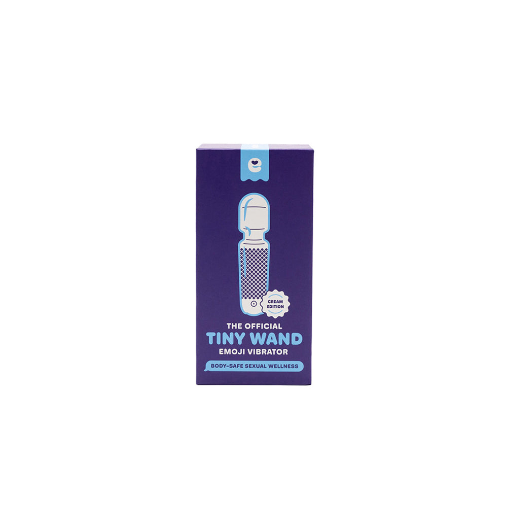 Emojibator Tiny Wand Emoji Vibrator Cream-1